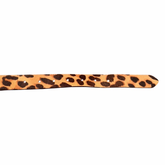 J. Crew Animal Cheetah Hair & Leather Belt - Picture 5 of 11